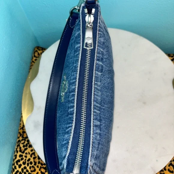 Coach Denim Shoulder Bag - Picture 7 of 9